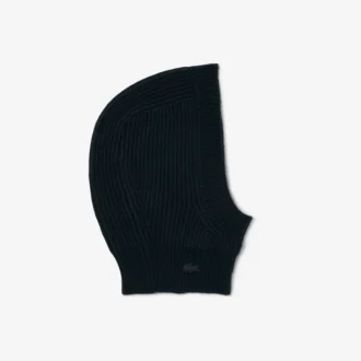 Balaclava de lã feltrada com malha canelada Runway