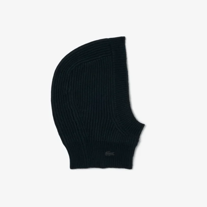 Balaclava de lã feltrada com malha canelada Runway