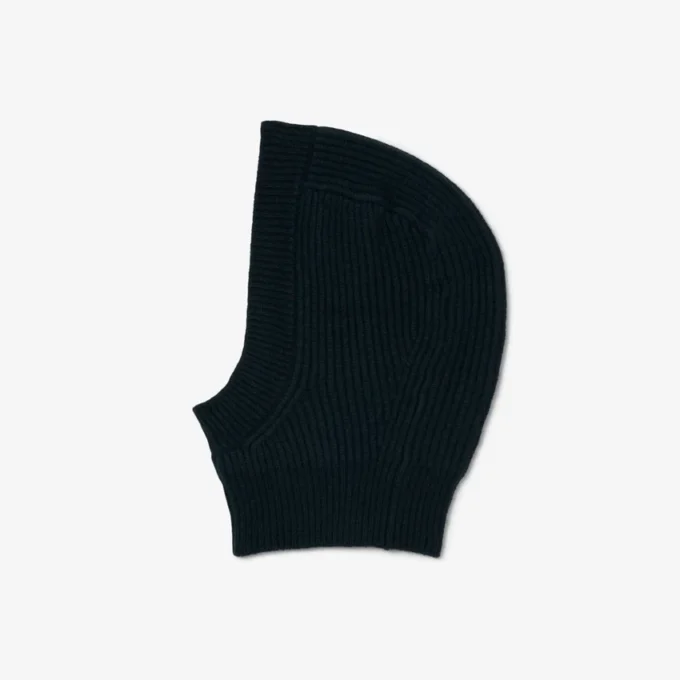 Balaclava de lã feltrada com malha canelada Runway