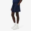Bermudas largas e fluidas em mistura de linho The Blend