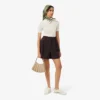Bermudas largas plissadas em mistura de lã The Blend