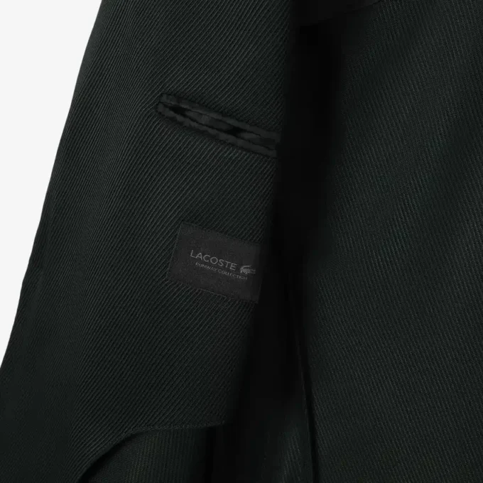 Blazer de cetim com gola em xale da coleção Runway