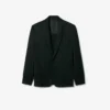 Blazer de cetim com gola em xale da coleção Runway