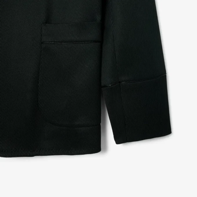 Blazer de cetim com gola em xale da coleção Runway