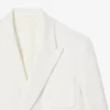 Blazer de homem com botões duplos e emblema Heritage bordado
