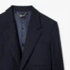 Blazer de lã feltrada para homem