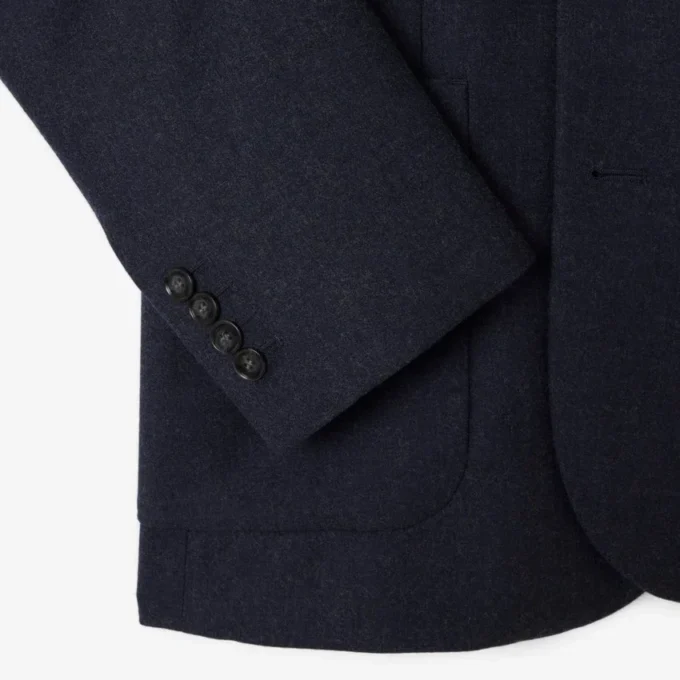 Blazer de lã feltrada para homem
