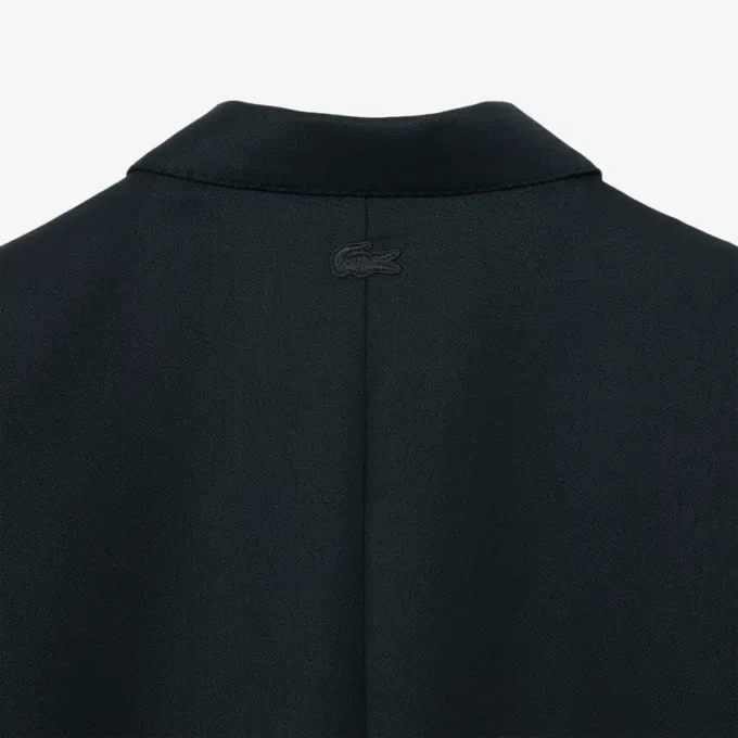 Blazer de lã leve com botões duplos da coleção Runway