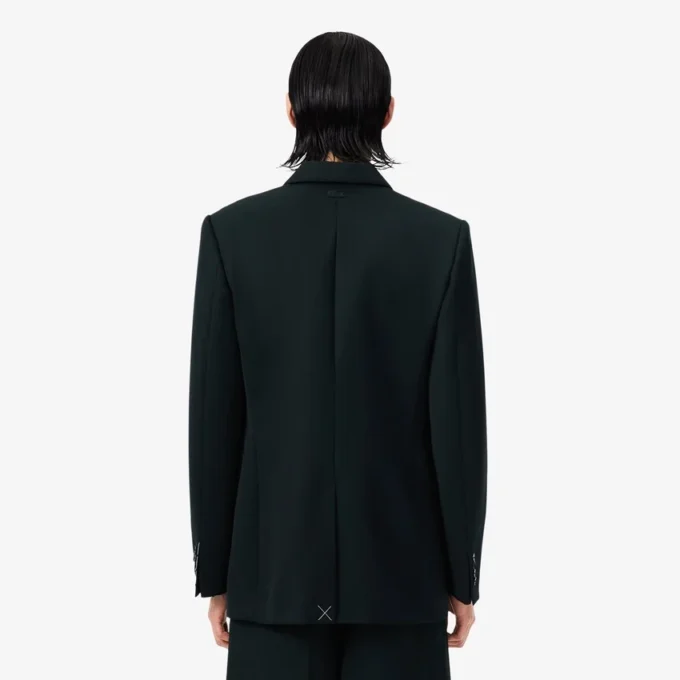 Blazer de lã leve com botões duplos da coleção Runway