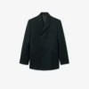 Blazer de lã leve com botões duplos da coleção Runway
