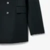 Blazer de lã leve com botões duplos da coleção Runway