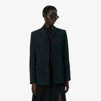 Blazer de lã leve da coleção Runway