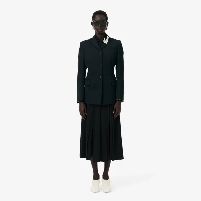 Blazer de lã leve da coleção Runway