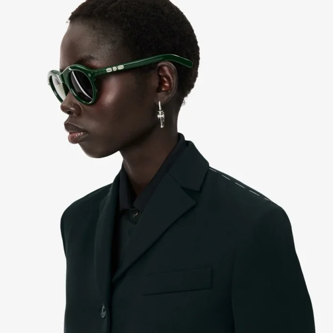 Blazer de lã leve da coleção Runway