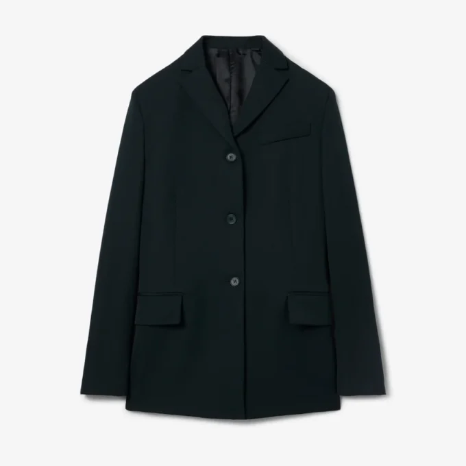 Blazer de lã leve da coleção Runway