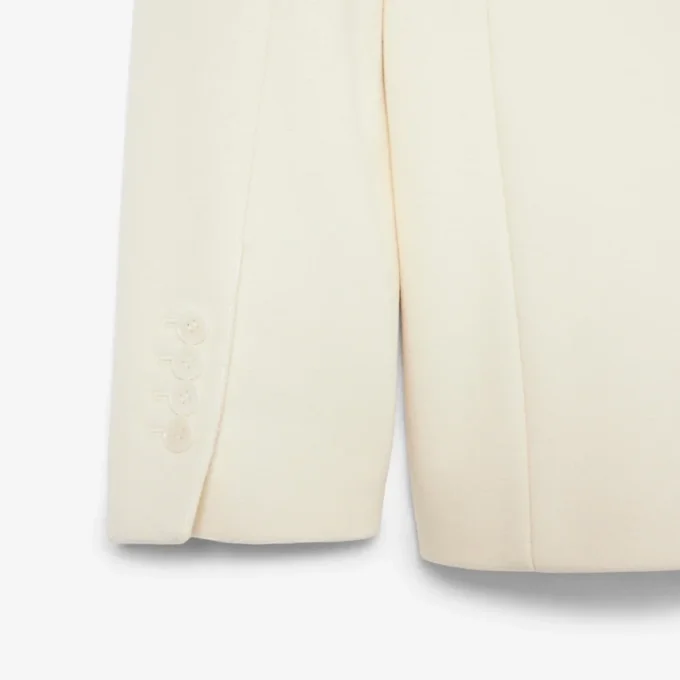 Blazer de lã virgem pura da coleção Runway