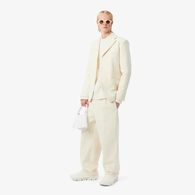 Blazer de lã virgem pura da coleção Runway