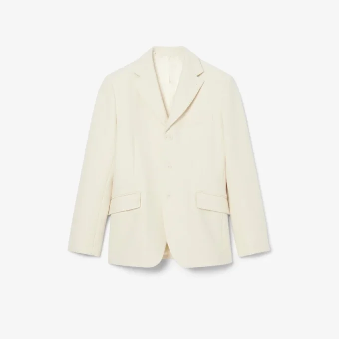 Blazer de lã virgem pura da coleção Runway