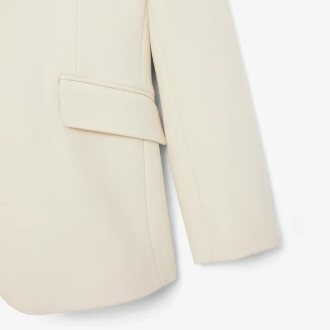 Blazer de lã virgem pura da coleção Runway
