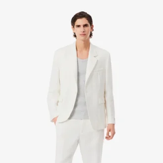 Blazer de mistura de linho para homem