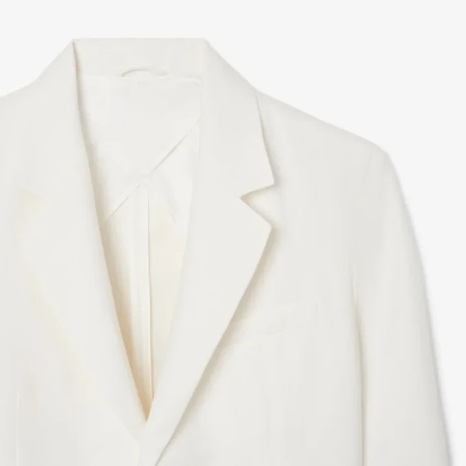 Blazer de mistura de linho para homem