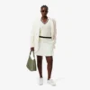 Blazer de sarja de lã para mulher