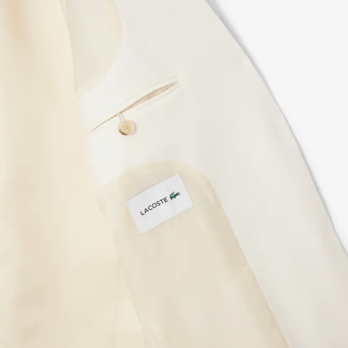 Blazer de sarja de lã para mulher