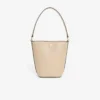 Bolsa de couro tipo balde Tennis Bliss, tamanho pequeno