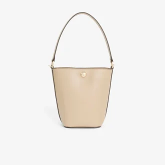 Bolsa de couro tipo balde Tennis Bliss, tamanho pequeno