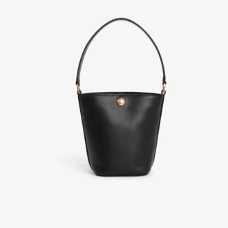 Bolsa de couro tipo balde Tennis Bliss, tamanho pequeno