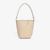 Bolsa de couro tipo balde Tennis Bliss, tamanho pequeno