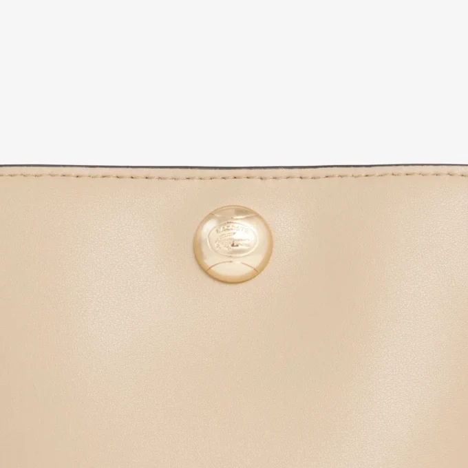 Bolsa de couro tipo balde Tennis Bliss, tamanho pequeno