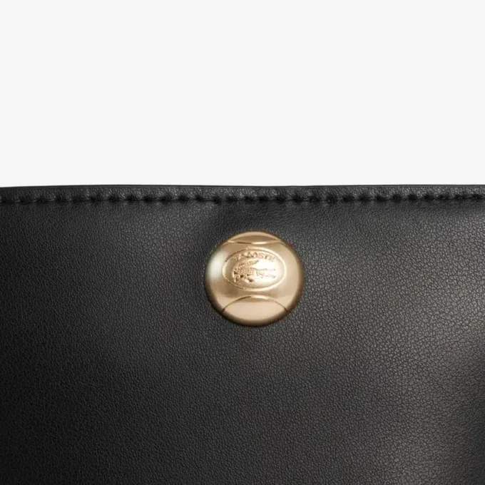 Bolsa de couro tipo balde Tennis Bliss, tamanho pequeno