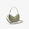 Bolsa pequena Champs-éLysaes em forma de meia-lua