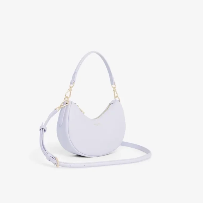Bolsa pequena Champs-éLysaes em forma de meia-lua