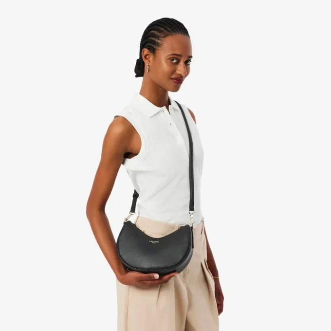 Bolsa pequena Champs-éLysaes em forma de meia-lua