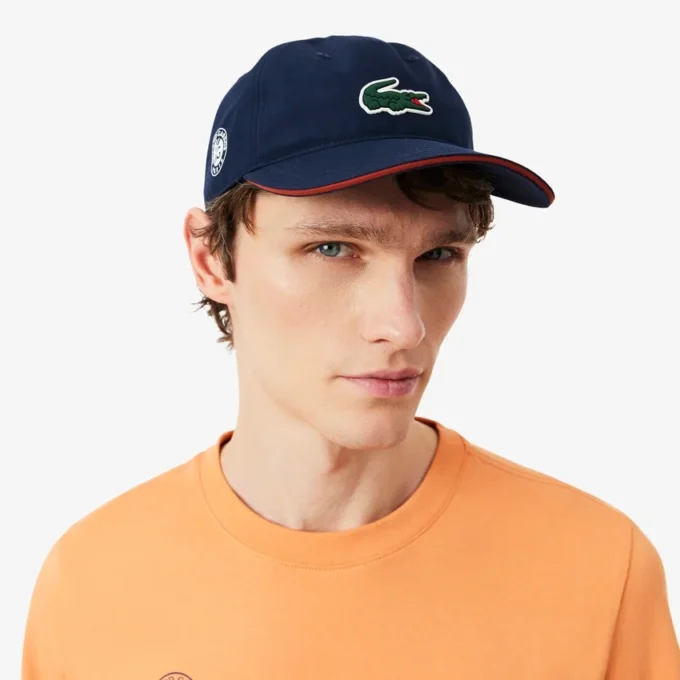 Boné unissexo em microfibra da edição Roland Garros