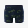 Boxers de algodão elástico com padrão de crocodilo para homem