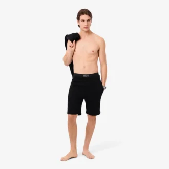 Boxers de algodão elástico estampados para homem