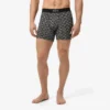 Boxers de algodão elástico estampados para homem