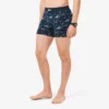 Boxers de algodão elástico estampados para homem