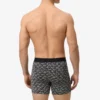 Boxers de algodão elástico estampados para homem