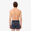 Boxers de algodão elástico estampados para homem