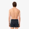 Boxers de algodão elástico estampados para homem