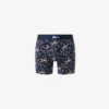 Boxers de algodão elástico estampados para homem