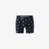 Boxers de algodão elástico estampados para homem
