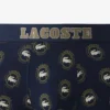 Boxers de algodão elástico estampados para homem