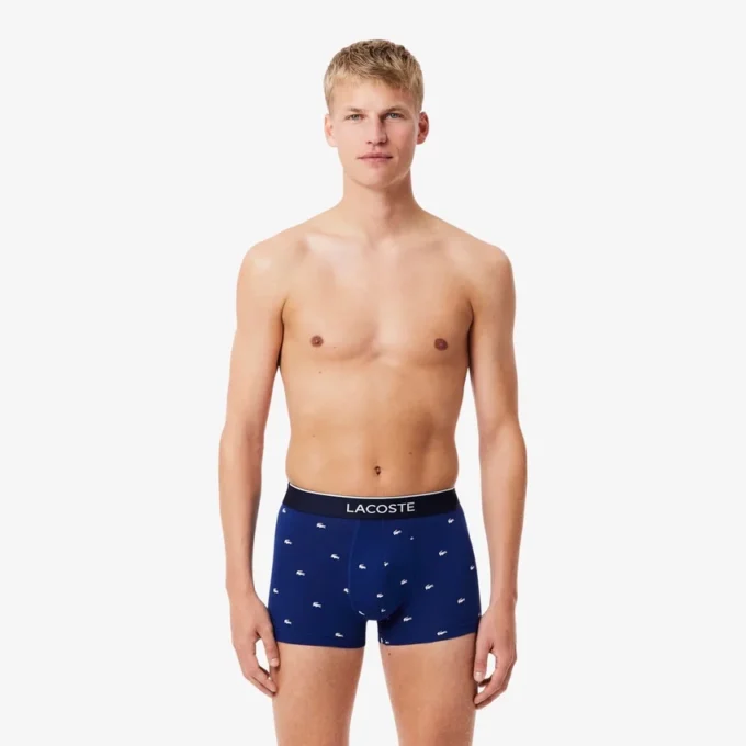 Boxers de algodão jersey para homem