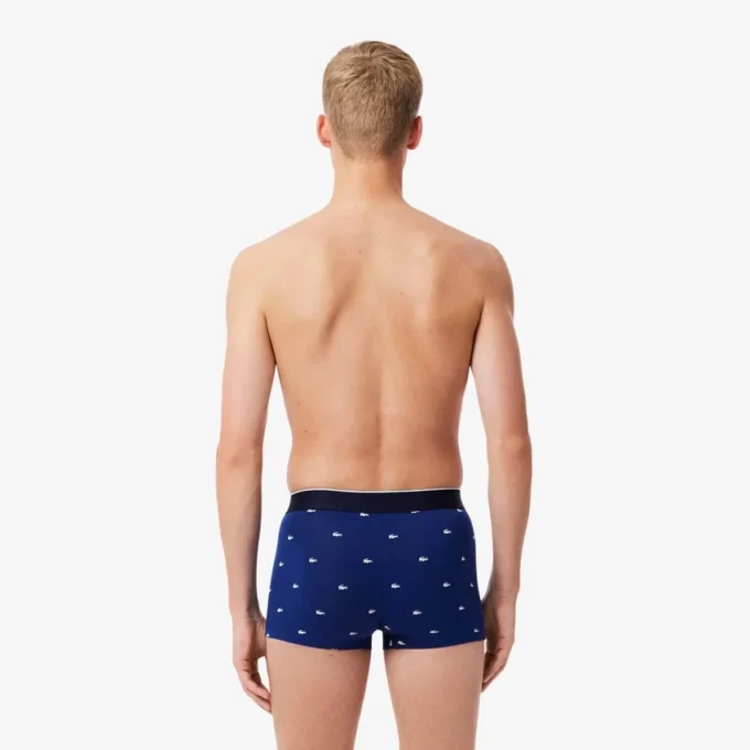 Boxers de algodão jersey para homem