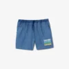 Boxers de banho com efeito lavado para homem